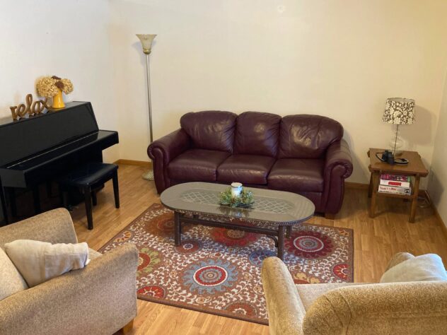 Living room at Garden House